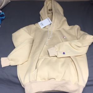 Champion beige hoodie XS